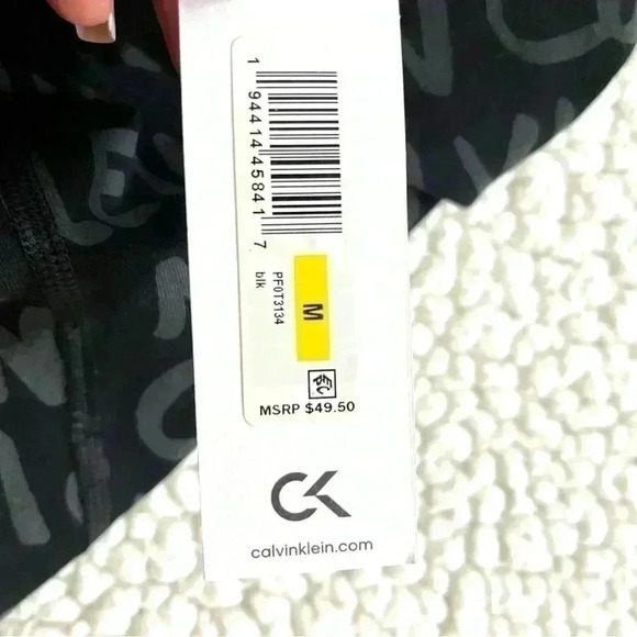 NWT Calvin Klein Perf Black Signature Zip Cotton Thong Snap Bodysuit Size M - Picture 11 of 13